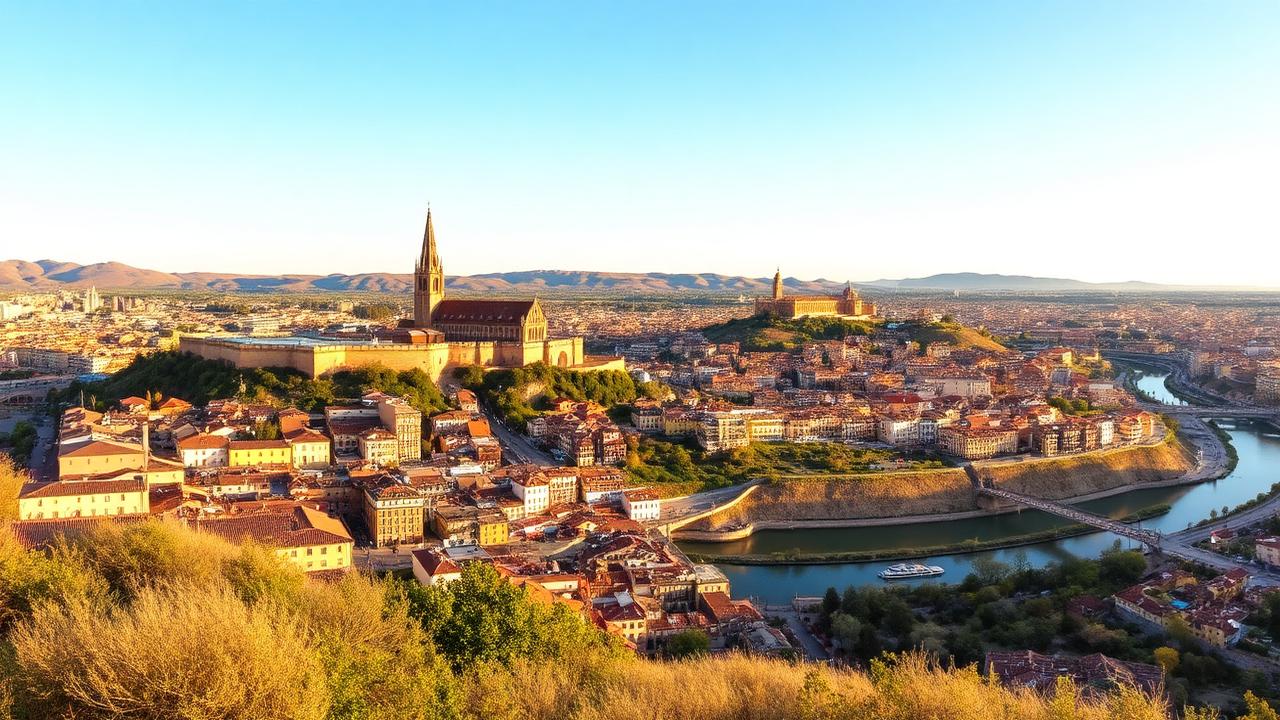 Vista panorámica de Toledo desde el Mirador del Valle